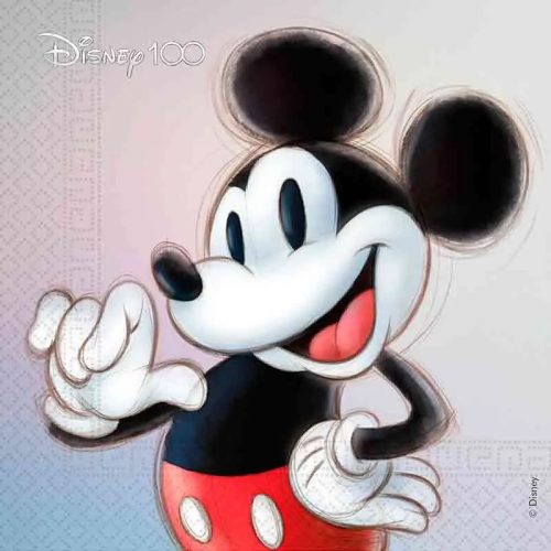 Disney Mickey 100 Napkin (20 pieces) 33x33 cm