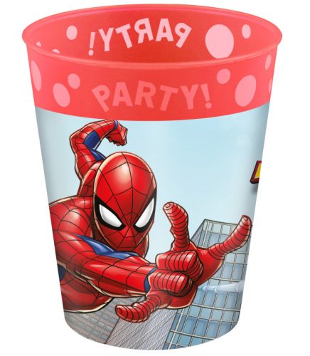 Spiderman Crime Fighter micro premium plastic cup 250 ml