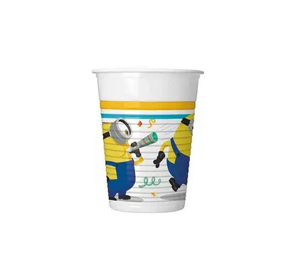 Minions The Rise of Gru plastic cup 8 pcs 200 ml