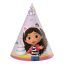 Gabby's Dollhouse Friends party hat, tricorn 6 pcs FSC
