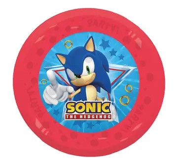 Sonic the hedgehog Sega Micro premium plastic plate 21 cm