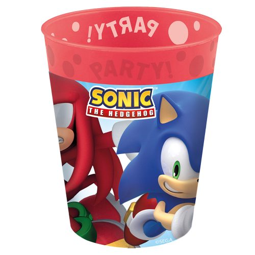 Sonic the Hedgehog Sega micro premium plastic cup 250 ml