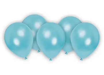 Blue Metallic Pastel Blue air-balloon, balloon 8 pcs.
