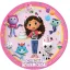 Gabby's Dollhouse Friends paper plate 8 pcs 20 cm FSC