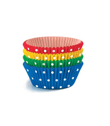 Colour Dots mini muffin paper 40 pcs