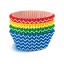 Colour Rainbow mini muffin paper 40 pcs