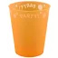 Party Orange Orange micro premium plastic cup 250 ml