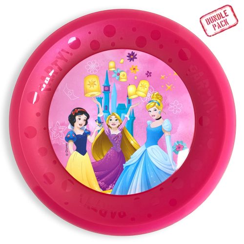 Disney Princess Live Your Story Micro premium plastic plate 4 pieces set 21 cm