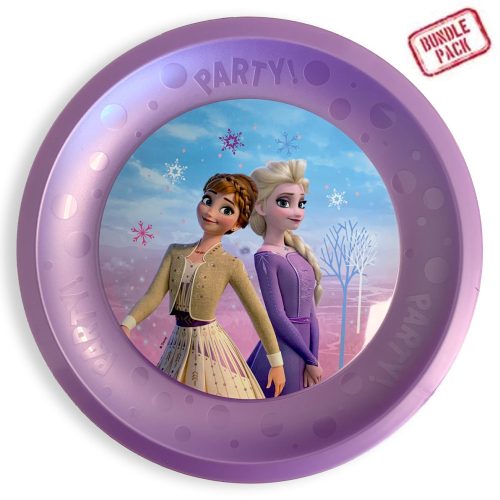 Disney Frozen Wind micro premium plastic plate 4 pieces set 21 cm