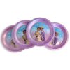 Disney Frozen Wind micro premium plastic plate 4 pieces set 21 cm