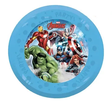Avengers Infinity Stones micro premium plastic dinner plate 4-piece set 21 cm