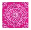 Colour Fuchsia White Mandala Napkin 20 pcs, 33x33 cm FSC