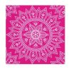 Mandala Fuchsia White Napkin (20 pieces) 33x33 cm