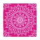 Colour Fuchsia White Mandala Napkin 20 pcs, 33x33 cm FSC