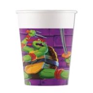   Teenage Mutant Ninja Turtles Purple paper cup 8 pcs 200 ml FSC