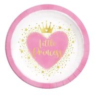 Princess Little Princess Paper Plate 8 pcs 23 cm FSC