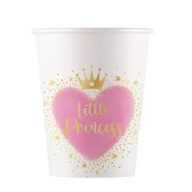 Princess Little Princess paper cup 8 pcs 200 ml FSC