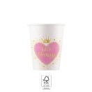 Princess Little Princess paper cup 8 pcs 200 ml FSC