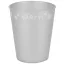 Party Silver Silver micro premium plastic cup 250 ml