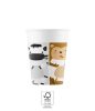 Animals Zoo Cup Paper (8 pieces) 200 ml FSC