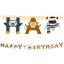 Animals Zoo Happy Birthday sign FSC 2 m