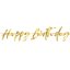 Happy Birthday Candles Happy Birthday paper banner 2 m