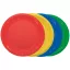 Colour Mixed micro premium plastic dinner plate set of 4 - 21 cm