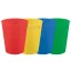 Colour Mixed micro premium plastic cup set 4 pieces 250 ml