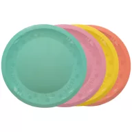   Colour Pastel Mixed micro premium plastic dinner plate set of 4 pcs 21 cm