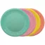 Colour Pastel Mixed micro premium plastic dinner plate set of 4 pcs 21 cm