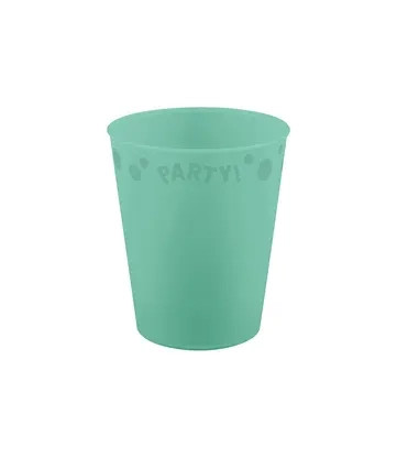 Party Pastel Mint Green micro premium plastic cup 250 ml