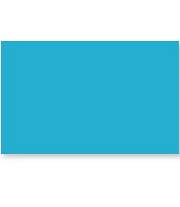 Colour Turquoise Blue Plastic Tablecloth 120x180 cm