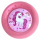 Unicorn Rainbow Colors micro premium plastic dinner plate 4-piece set 21 cm