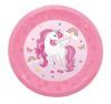 Unicorn Rainbow Colors micro premium plastic dinner plate 4-piece set 21 cm