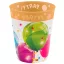 Balloon Sparkling micro premium plastic cup set of 4 pieces 250 ml