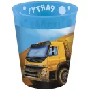 Construction Grabber micro premium plastic cup set 4 pieces 250 ml