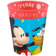   Disney Mickey  Rock the House micro premium plastic cup set 4 pcs 250 ml