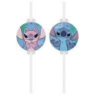 Disney Lilo and Stitch Angel paper straw, set of 4 FSC