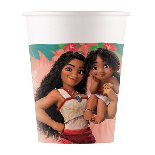 Disney Vaiana Sailing Spirit 8 pcs paper cup 200 ml FSC