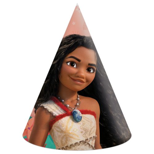 Disney Vaiana Sailing Spirit party hat, tricorn 6 pcs FSC