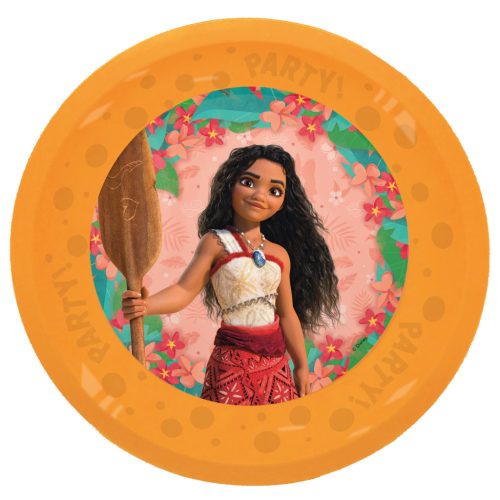 Disney Vaiana Sailing Spirit micro premium plastic dinner plate set of 4, 21 cm