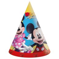 Disney Mickey  Jump Into Fun party hat, cocked hat 6 pcs FSC