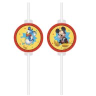 Disney Mickey  Jump Into Fun paper straw, 4-piece set FSC