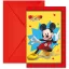 Disney Mickey  Jump Into Fun party invitation set of 6 FSC