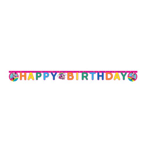 Disney Minnie  Makes Me Smile Happy Birthday sign FSC 2 m