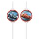 Disney Cars Victory Is Mine paper straw, 4-piece set FSC