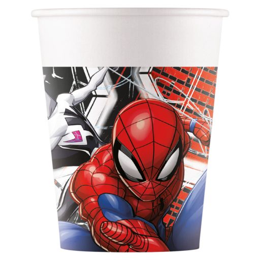 Spiderman World of Webs paper cup 8 pack 200 ml FSC