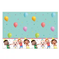 Cocomelon Birthday plastic tablecloth 120x180 cm
