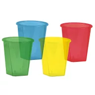 Colour Mixed plastic shot glass set 12 pcs 50 ml