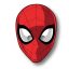 Spiderman World of Web mask, 6 pcs